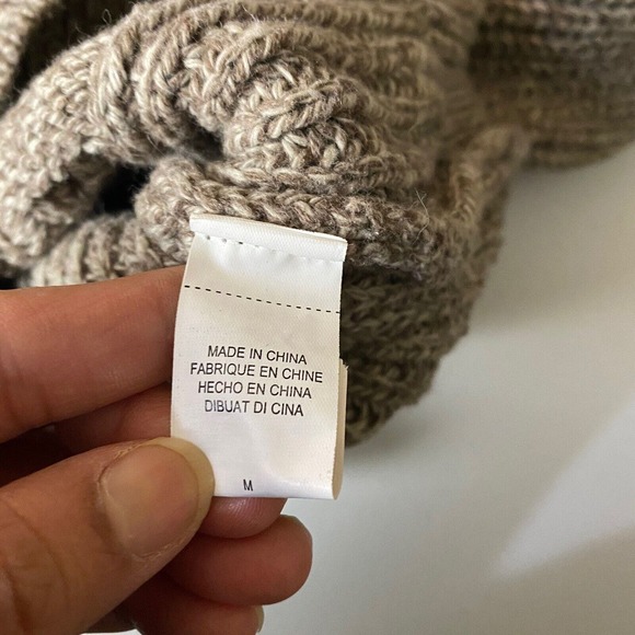 Lucky Brand Women’s Cotton Wool Blend Cableknit Crew Neck Sweater Size Medium. - Picture 6 of 11